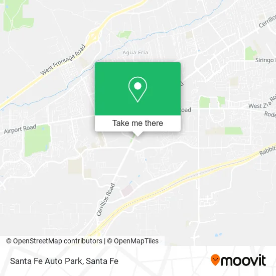 Santa Fe Auto Park map