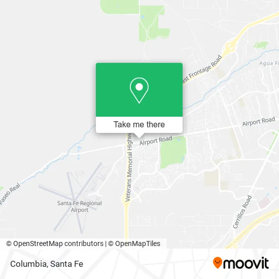 Columbia map