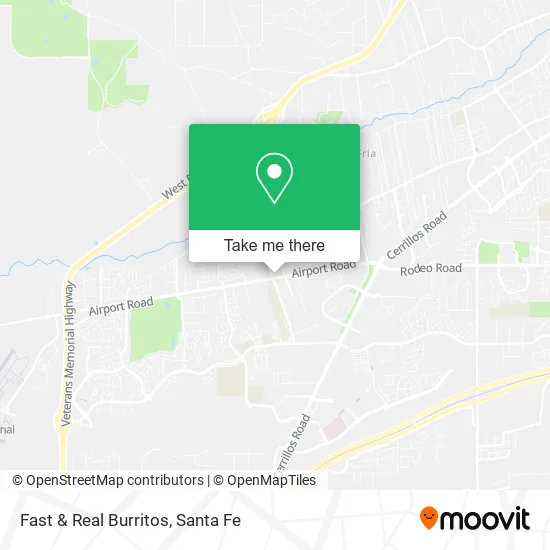Fast & Real Burritos map