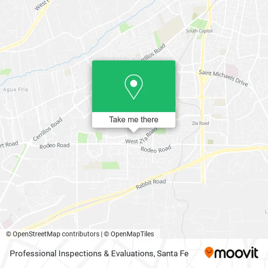Professional Inspections & Evaluations map