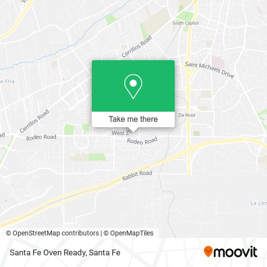 Santa Fe Oven Ready map
