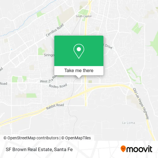 SF Brown Real Estate map