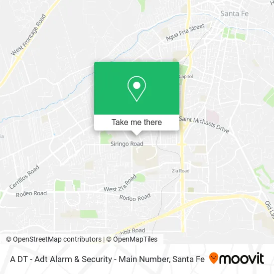 A DT - Adt Alarm & Security - Main Number map