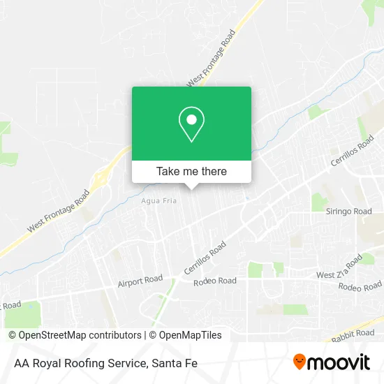 AA Royal Roofing Service map