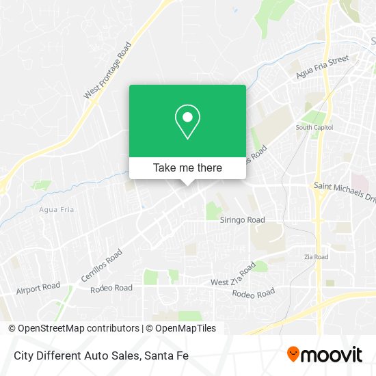 City Different Auto Sales map