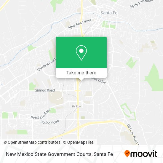 New Mexico State Government Courts map