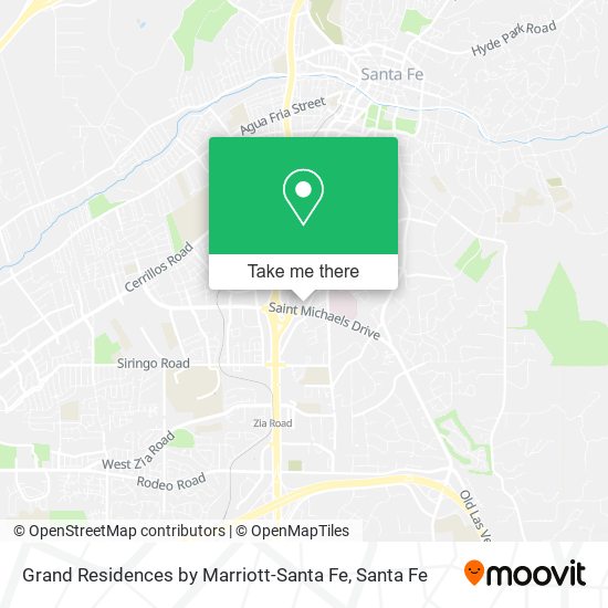 Grand Residences by Marriott-Santa Fe map