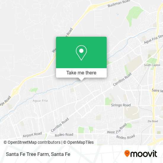 Mapa de Santa Fe Tree Farm