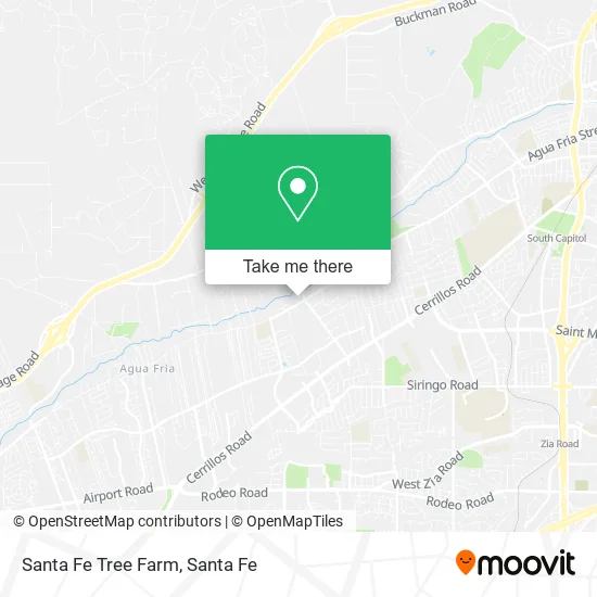 Santa Fe Tree Farm map