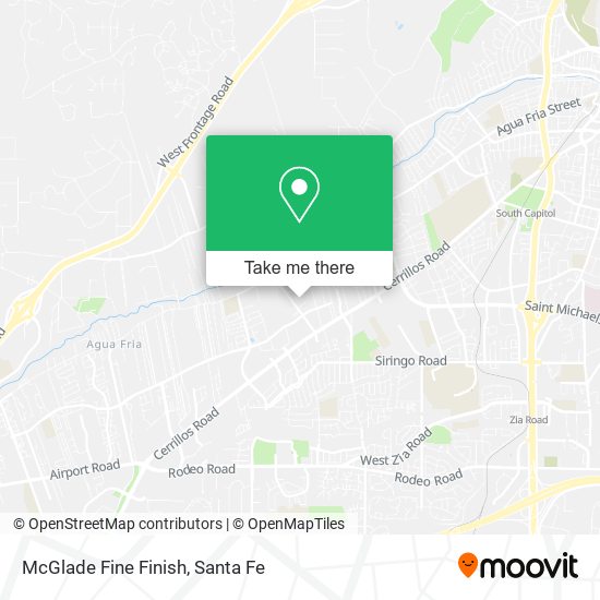 McGlade Fine Finish map