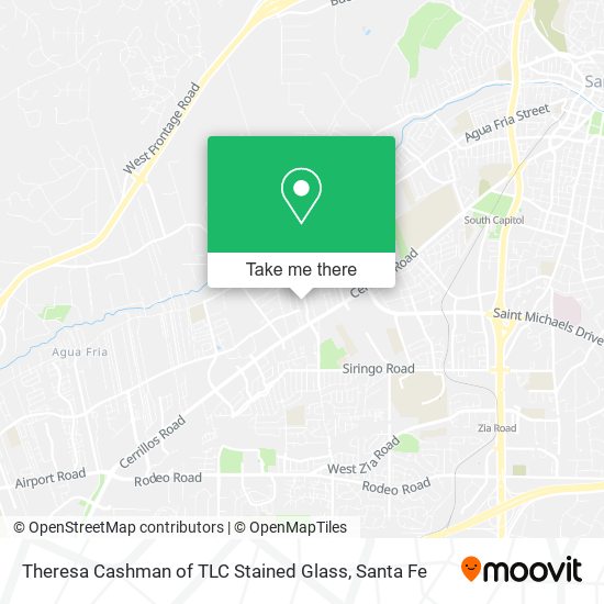 Theresa Cashman of TLC Stained Glass map