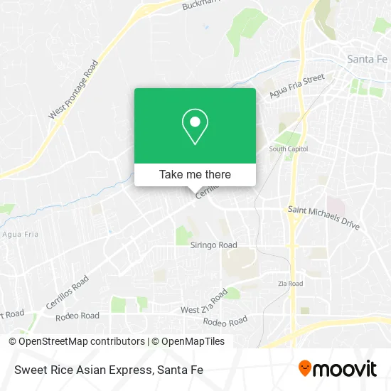 Sweet Rice Asian Express map