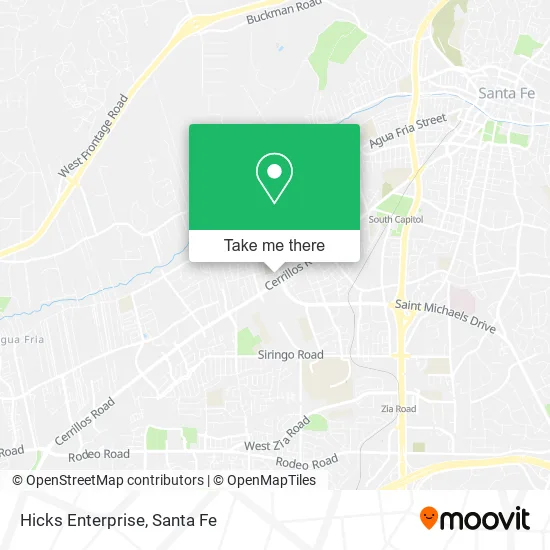 Hicks Enterprise map