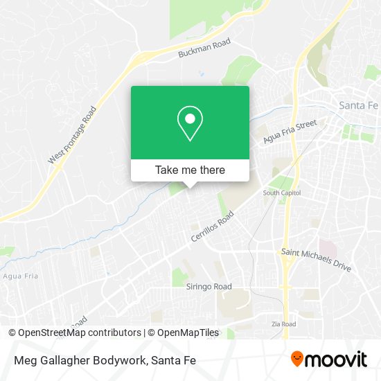 Meg Gallagher Bodywork map