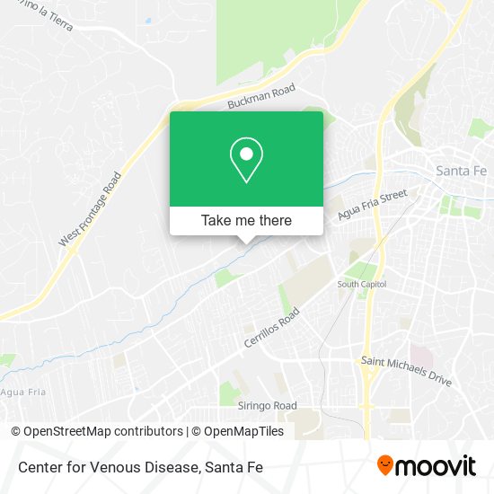 Center for Venous Disease map