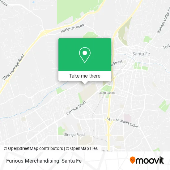 Furious Merchandising map