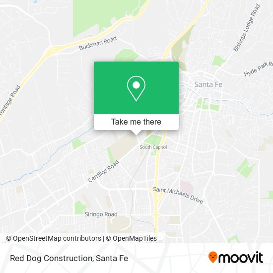 Mapa de Red Dog Construction
