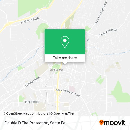 Double D Fire Protection map