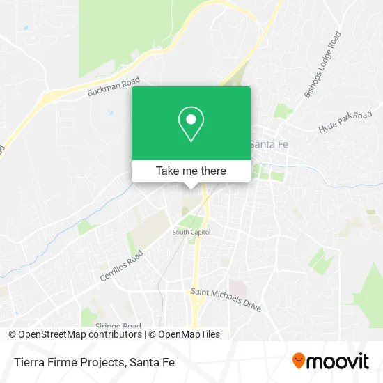 Tierra Firme Projects map