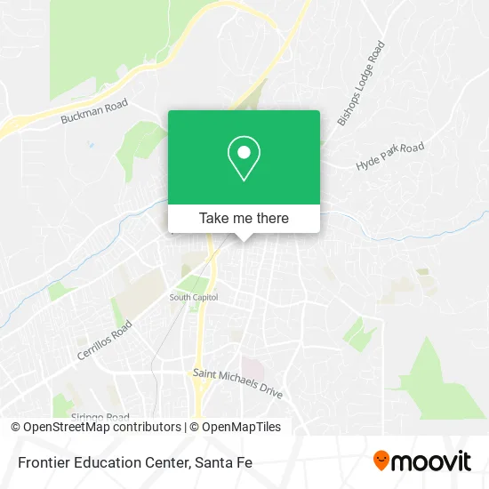 Frontier Education Center map