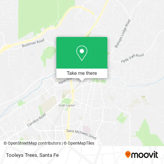 Tooleys Trees map
