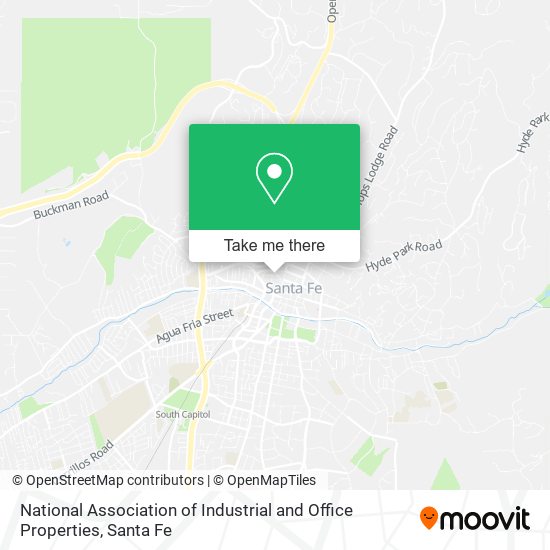 National Association of Industrial and Office Properties map