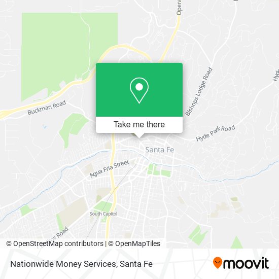 Mapa de Nationwide Money Services
