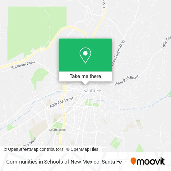 Communities in Schools of New Mexico map
