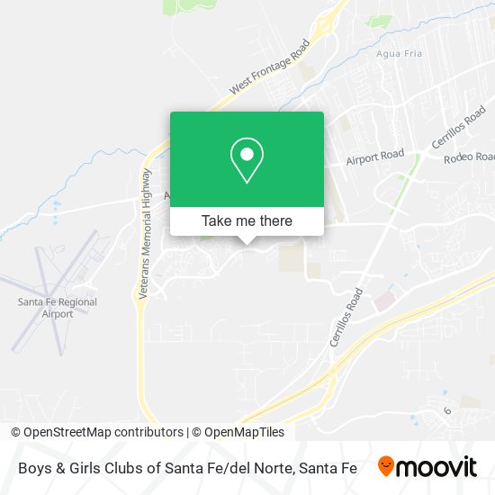Mapa de Boys & Girls Clubs of Santa Fe / del Norte