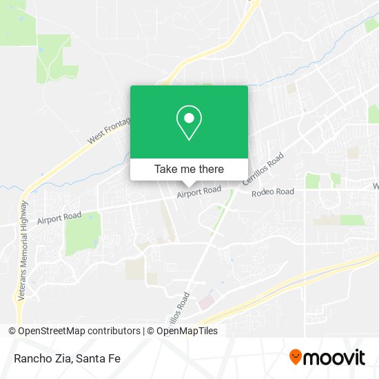 Rancho Zia map