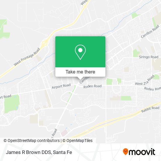 James R Brown DDS map