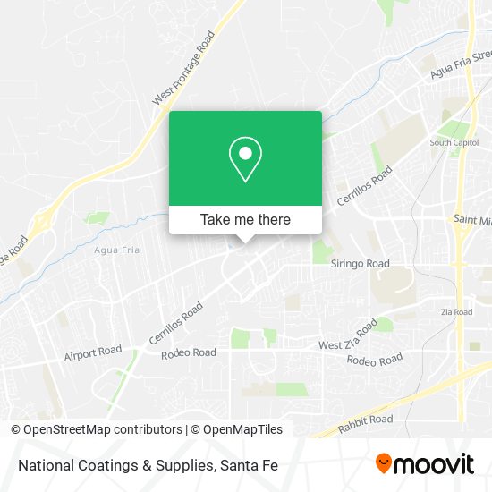 Mapa de National Coatings & Supplies