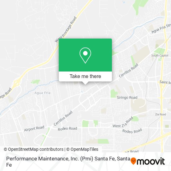 Mapa de Performance Maintenance, Inc. (Pmi) Santa Fe