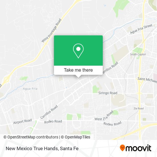 Mapa de New Mexico True Hands