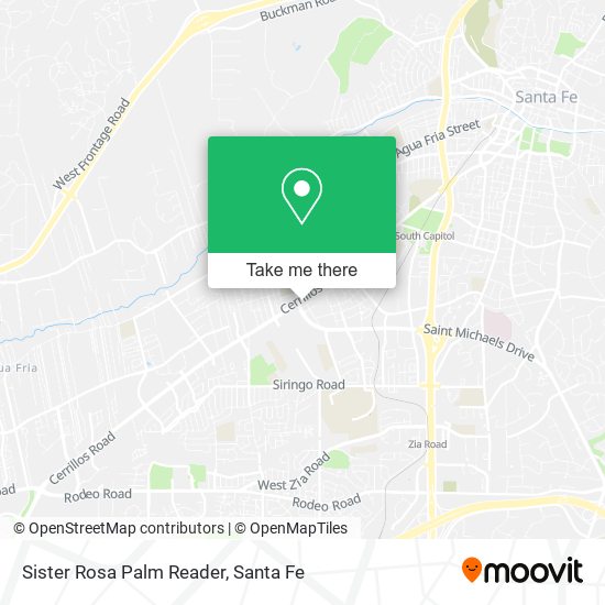 Mapa de Sister Rosa Palm Reader