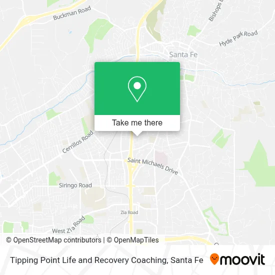 Tipping Point Life and Recovery Coaching map