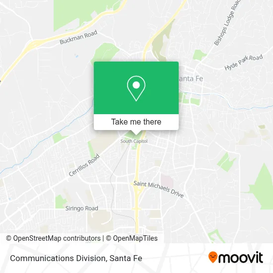 Communications Division map