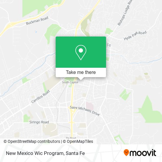 New Mexico Wic Program map