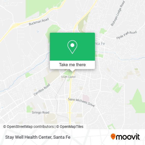 Stay Well Health Center map