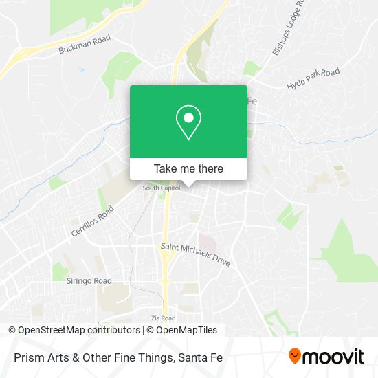 Prism Arts & Other Fine Things map