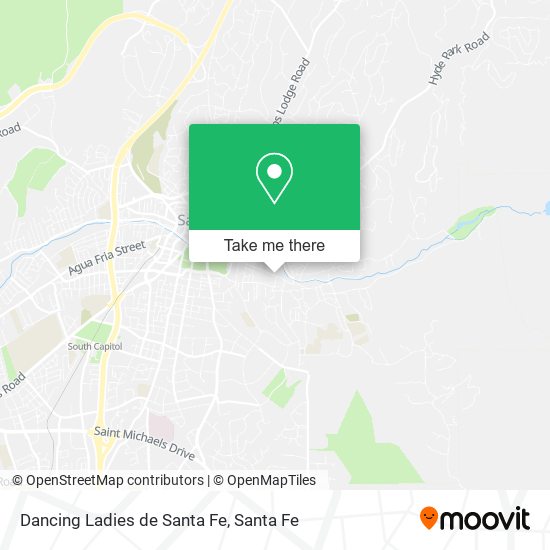 Dancing Ladies de Santa Fe map