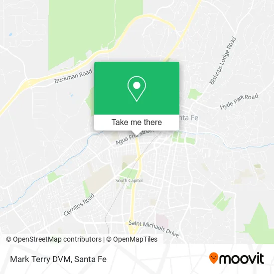 Mark Terry DVM map