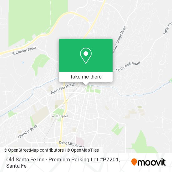 Old Santa Fe Inn - Premium Parking Lot #P7201 map