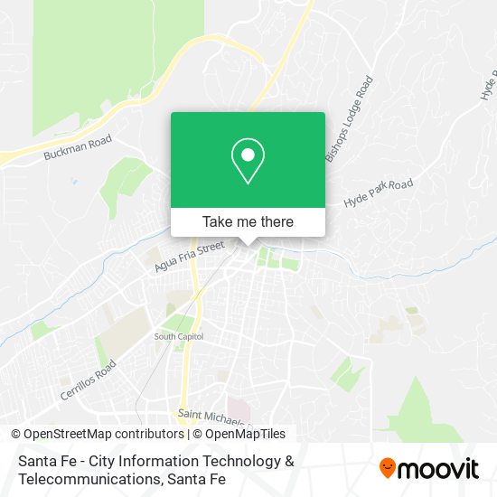 Mapa de Santa Fe - City Information Technology & Telecommunications