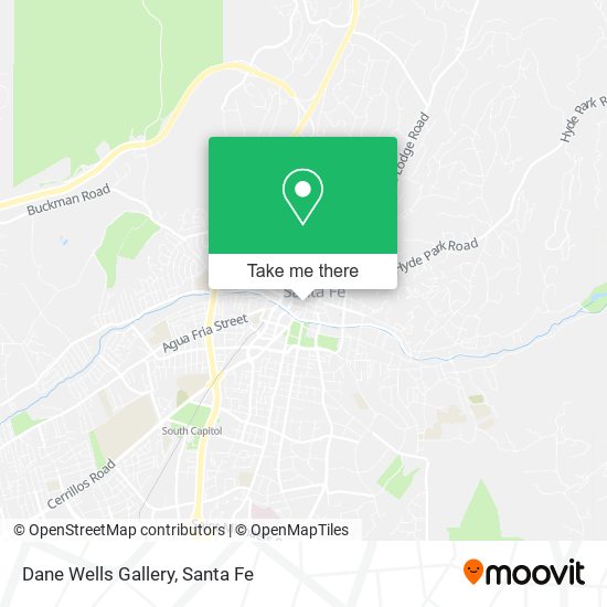 Dane Wells Gallery map