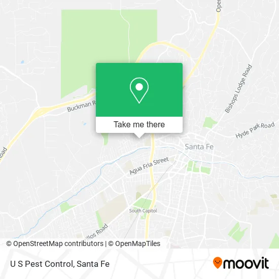 U S Pest Control map