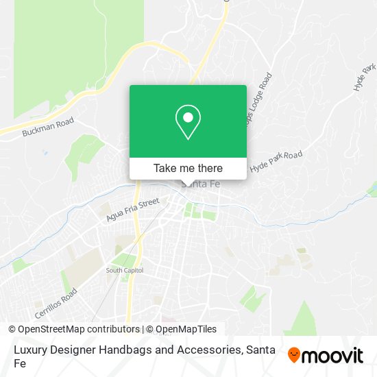 Mapa de Luxury Designer Handbags and Accessories