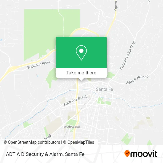 ADT A D Security & Alarm map