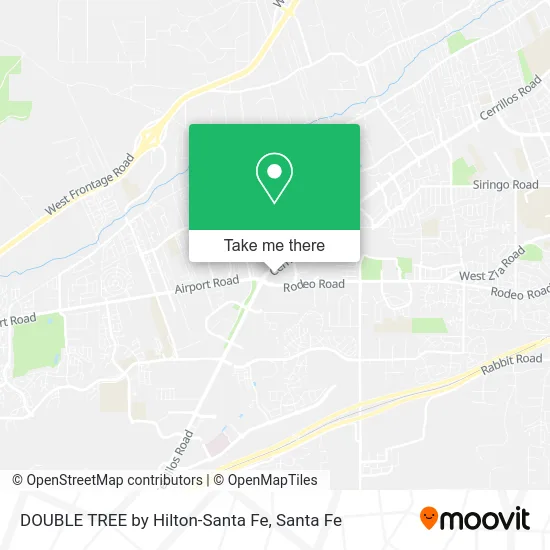 DOUBLE TREE by Hilton-Santa Fe map