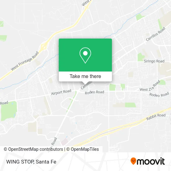 WING STOP map